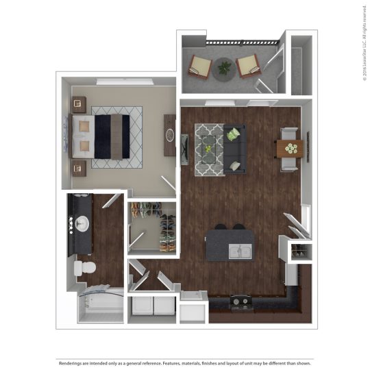 a floor plan of a two bedroom apartment at The  BLVD